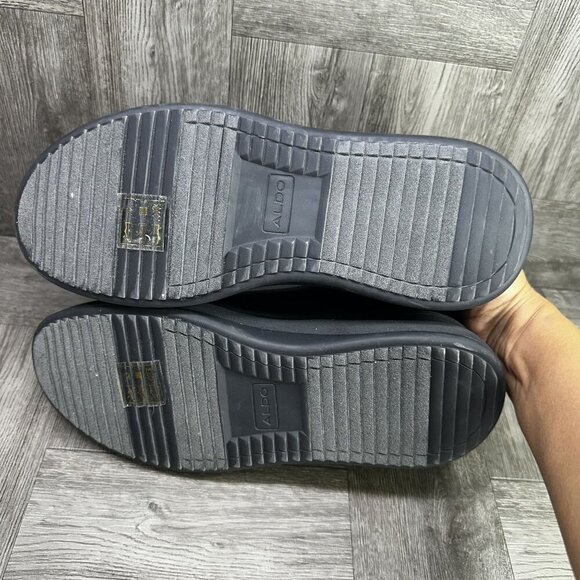 Aldo Lachlen Valentine's Edition Taken Men's size 8 Casual Black Red Shoes - Picture 7 of 8